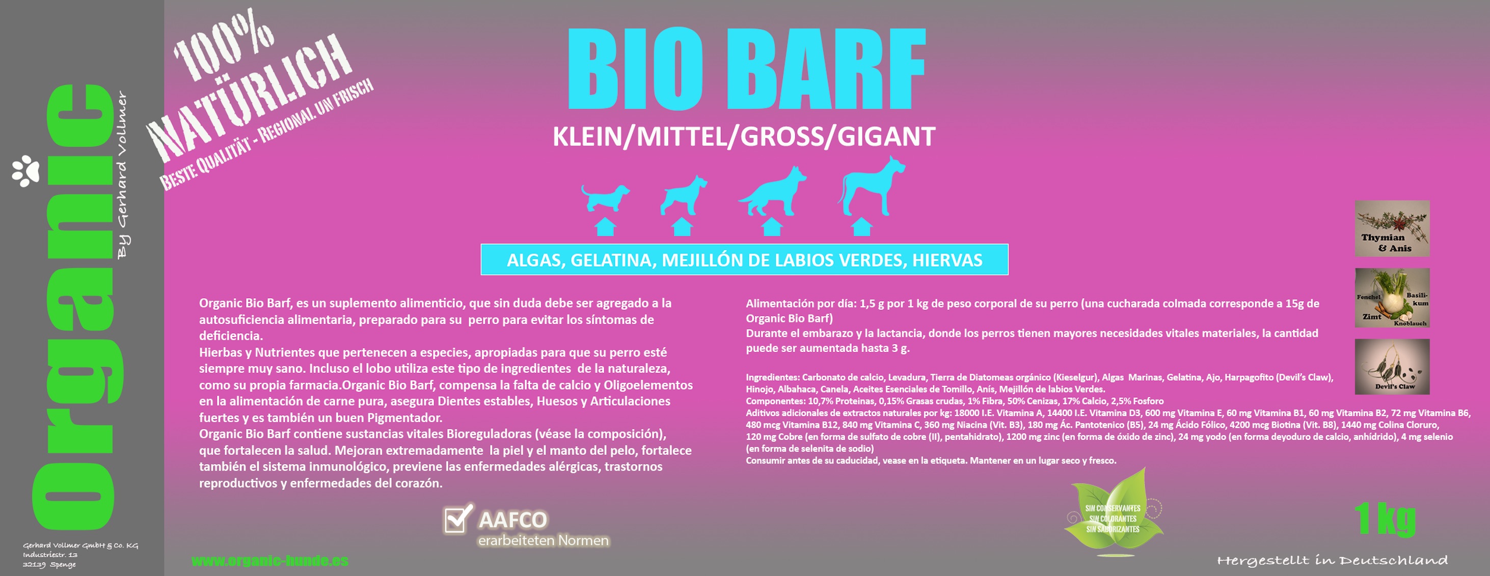 Organic Bio Barf